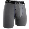 2UNDR Swing Shift Boxer Brief (Grey/Blue)