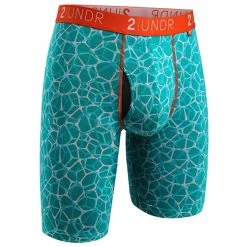2UNDR Swing Shift Long Leg (Pool Party)