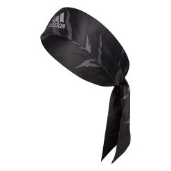 Adidas Alphaskin Print Tie Headband (Black)