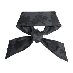 Adidas Alphaskin Print Tie Headband (Grey Camo/Black)