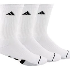 Adidas Men's Cushioned Crew (3x) (White)