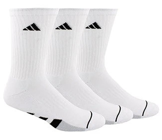 Adidas Men's Cushioned Crew (3x) (White)