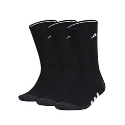 Adidas Men's Cushioned 3.0 Crew 3-Pack (M) (Black)
