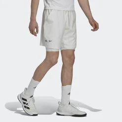 Adidas London 2-in-1 Short 7" (M) (White)