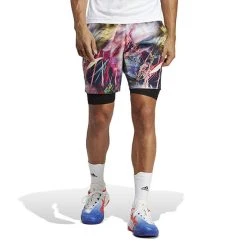 Adidas Melbourne Ergo Printed 7" Short (M) (Multicolor)