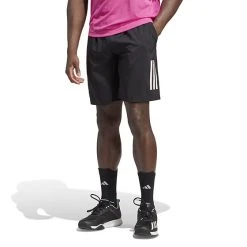 Adidas Club 3 Stripe 9" Short (M) (Black)