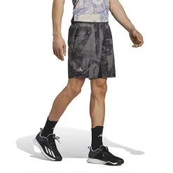 Adidas Club Graphic 7" Short (M) (Grey/Black)
