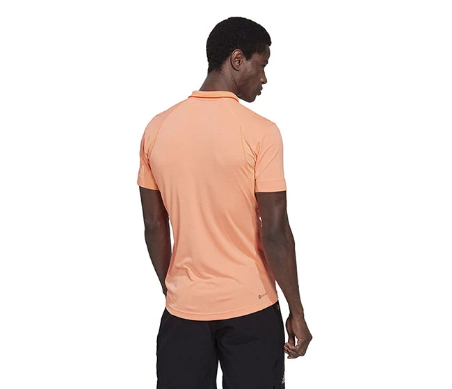 Adidas Freelift Polo (M) (Orange) - Image 2