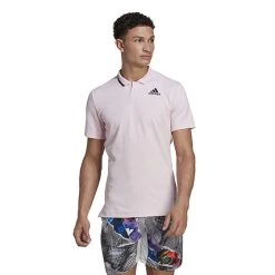 Adidas US Series Polo (M) (Pink)