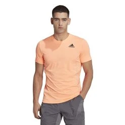 Adidas New York Freelift Tee (M) (Orange)