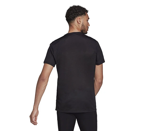 Adidas Own The Run Tee (M) (Black) - Image 2