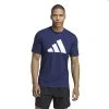 Adidas Train Essentials Feel Ready Logo Tee (M) (Dark Blue)