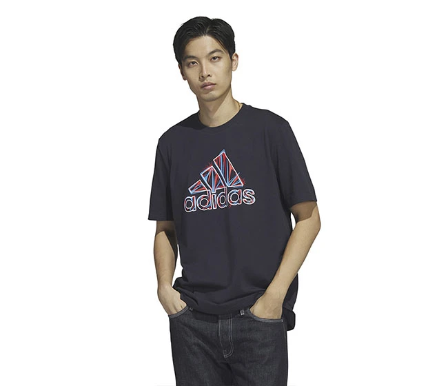 Adidas Americana Graphic Tee (M) (Legend Ink)