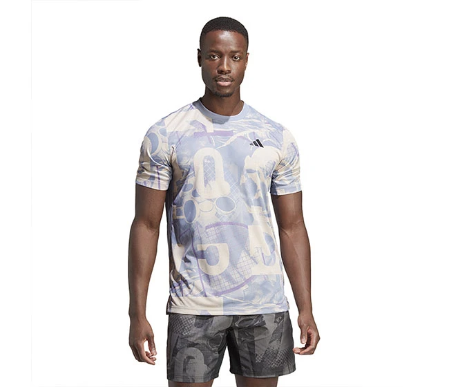Adidas Club Graphic Tee (M) (Wonder Taupe)