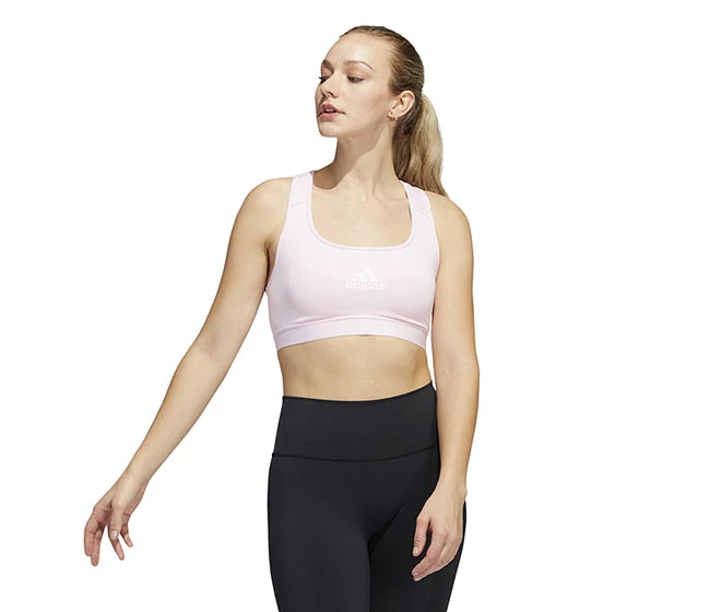 Adidas Powerreact Medium Support Bra (W) (Clear Pink)