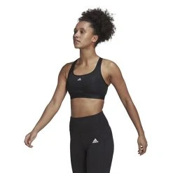 Adidas Powerreact Medium Support Bra (W) (Black)