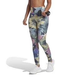 Adidas Train Essentials Printed Tight (W) (Grey/Pink)