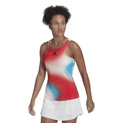 Adidas Melbourne Y-Tank (W) (White/Red)