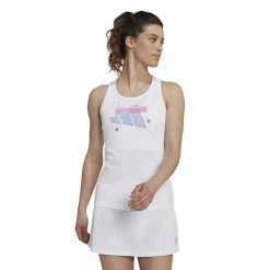 Adidas Category Graphic Tank (W) (White)