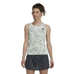 Adidas Club Graphic Tank (W) (Green)