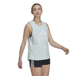 Adidas Essentials Big Logo Tank (W) (Light Blue)