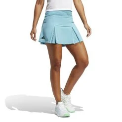 Adidas Club Pleated Skirt (W) (Preloved Blue)