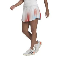 Adidas Melbourne Match Skirt (W) (White/Red)