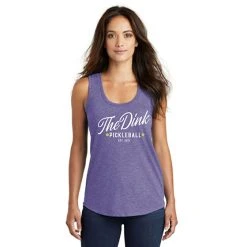 The Dink. The Dink Perfect Tri Racerback Tank (W) (Purple)