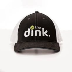 The Dink. The Dink Trucker Flexfit Cap (U) (Black/White)