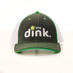 The Dink. The Dink Trucker Flexfit Cap (U) (Grey/Lime)