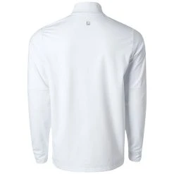 FILA Essentials Quarter Zip Pullover (M) (White)