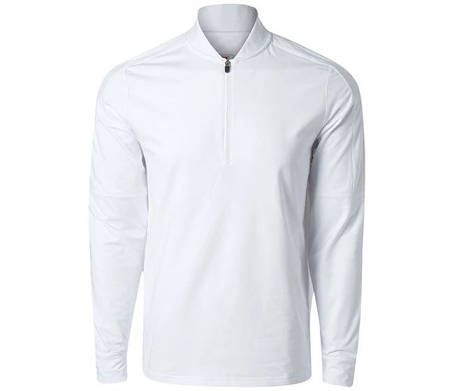 FILA Essentials Quarter Zip Pullover (M) (White) - Image 2