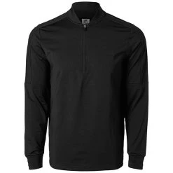 FILA Essentials Quarter Zip Pullover (M) (Black)
