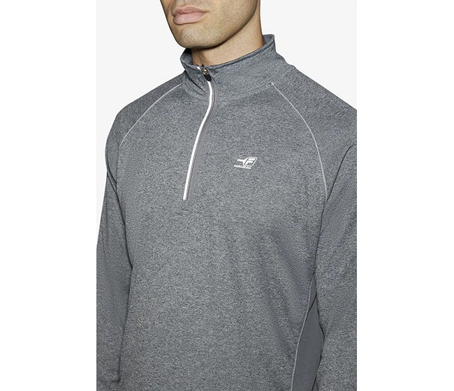FILA Pickleball 1/4 Zip Long Sleeve (M) (Grey) - Image 3