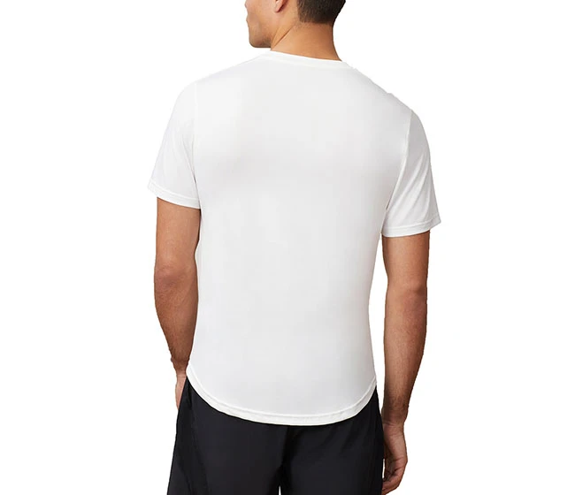 FILA Pickleball Scallop Hem Heather Crew (M) (White) - Image 2