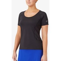 FILA Pickleball Solid Short Sleeve Tee (W) (Black)