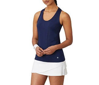 FILA Essentials Racerback Tank (W) (Navy)
