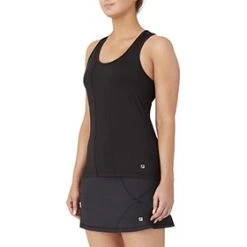 FILA Essentials Racerback Tank (W) (Black)
