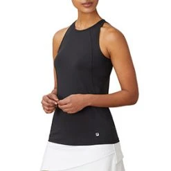 FILA Essentials Full Coverage Tank (W) (Black)