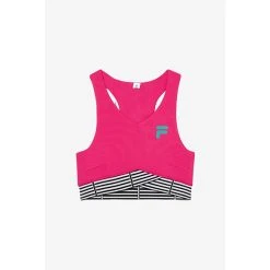 FILA Bevans Baye Crop Tank (W) (Pink)