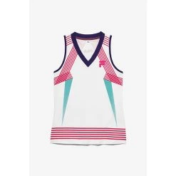 FILA Bevans Full Coverage Tank (W) (White)