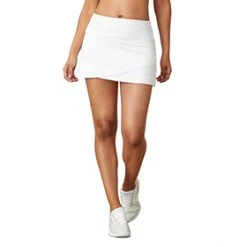 FILA Essentials Tiered Skort (W) (White)