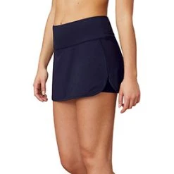 FILA Essentials Tie Break Skort (W) (Navy)