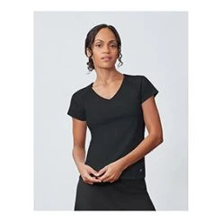 FILA Core Short Sleeve Team Top (W) (Black)