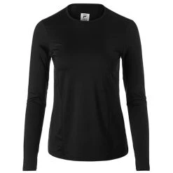 FILA Essentials UV Blocker Long Sleeve Top (W) (Black)