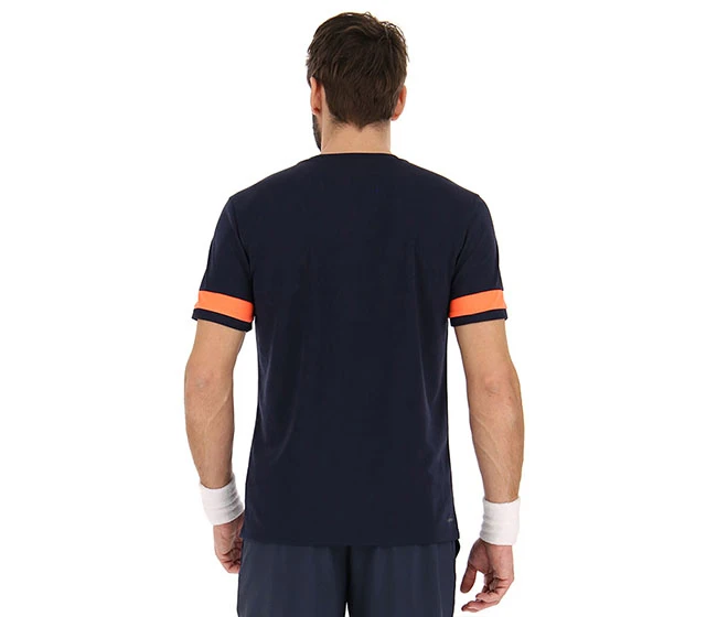 Lotto Superrapida Pickleball V Tee (M) (Navy) - Image 2