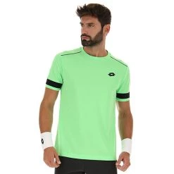 Lotto Superrapida Pickleball V Tee (M) (Green)