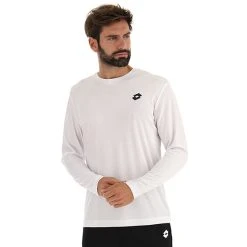 Lotto Core Longsleeve Tee (M)(White)