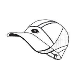 Lotto Top Ten Cap (M) (White)