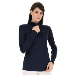 Lotto Core Sweat 1/4 Zip (W)(Navy)